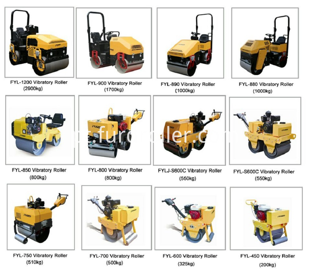 Peso do Compactador de Rolo de Estrada Weight of Road Roller Compactor